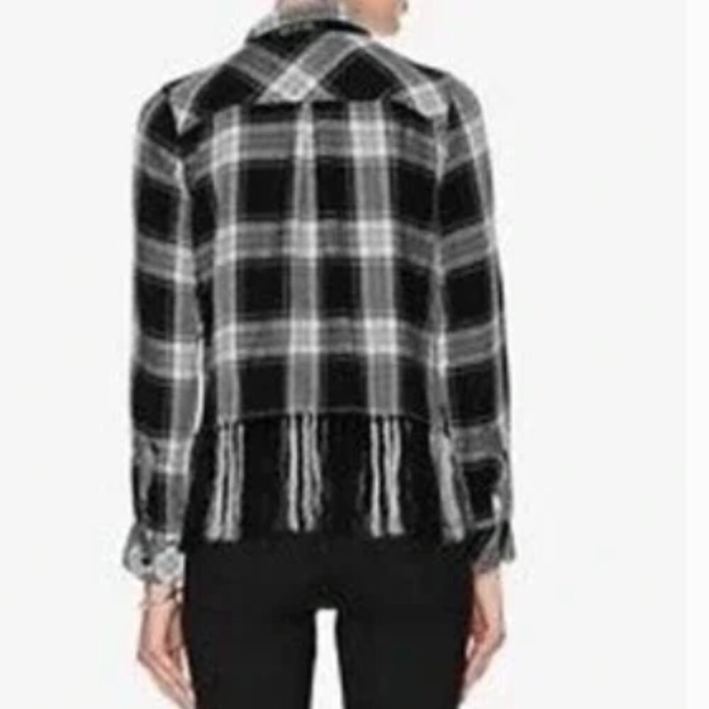 Rails Plaid Fringe Button Up - image 2